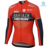 Maillot vélo 2018 Bahrain Merida Hiver Thermal Fleece N001
